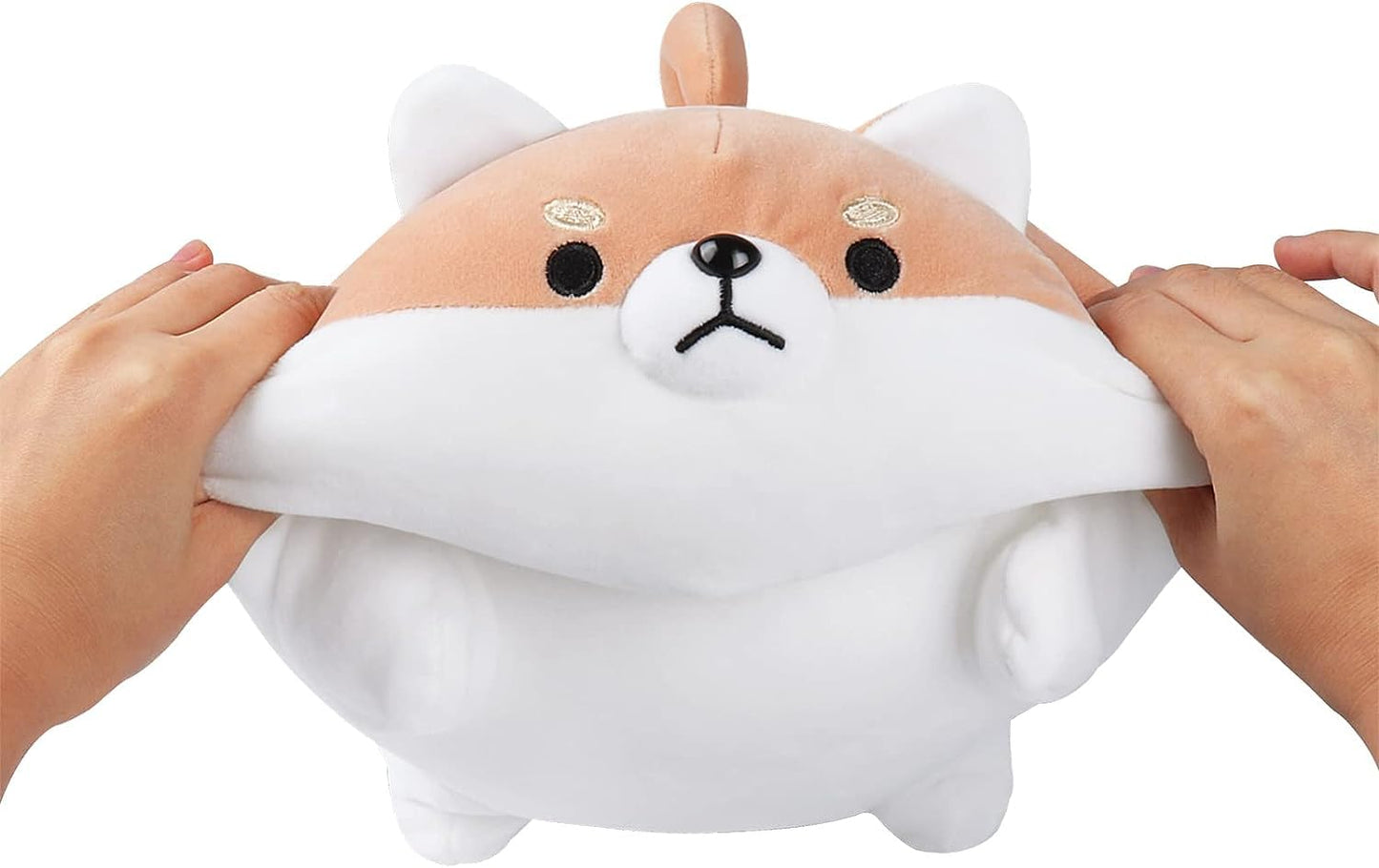 Auspicious beginning Corgi Plush-8'' Shiba Inu Plush, Corgi Plushies Stuffed Animal Dog Plushie, Kawaii Plushies Anime Plush Kawaii Body Pillows Shiba Inu Gift for Kids