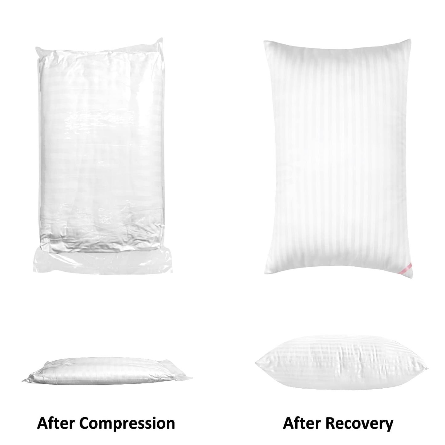 EIUE Hotel Collection Bed Pillows for Sleeping 2 Pack Queen Size,Pillows for Side and Back Sleepers,Super Soft Down Alternative Microfiber Filled Pillows,20 x 30 Inches