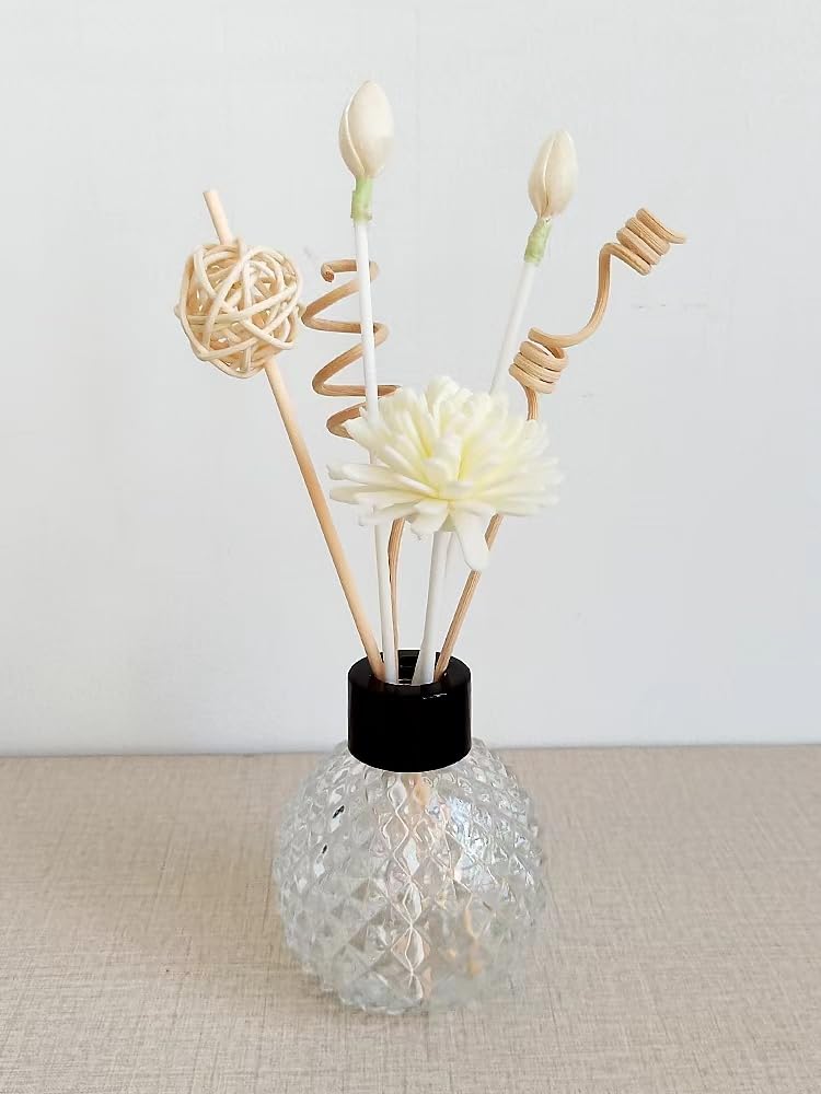 Iron Banyan 120PCS Reed Diffuser Sticks 7.5in/19CM Natural Rattan Wood Stick Diffuser Reeds Replacements Sticks for Home,SPA (Natural)
