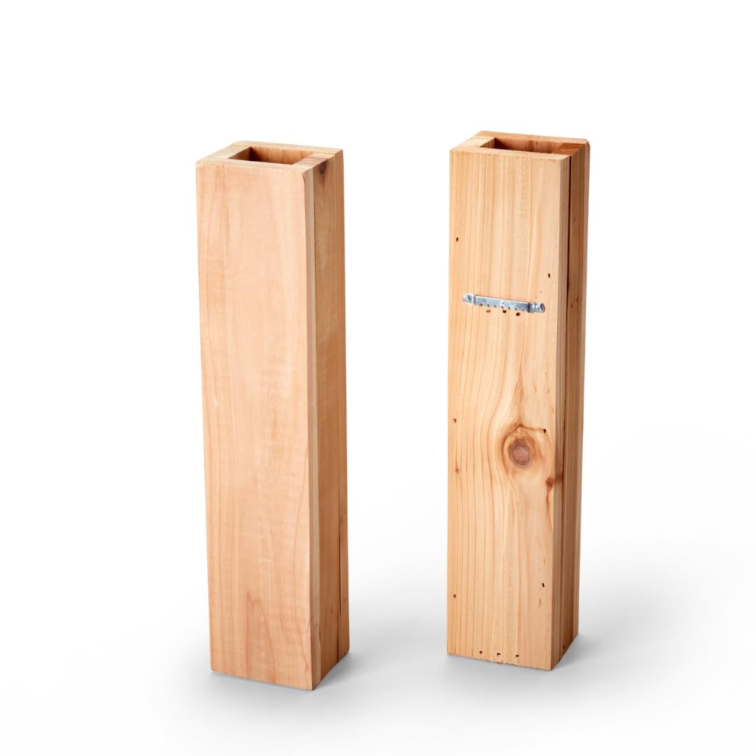 EARTH ELEVATED - Cedar Wall Planter - 100% Canadian Wood, Perfect for Faux Plants & Flowers