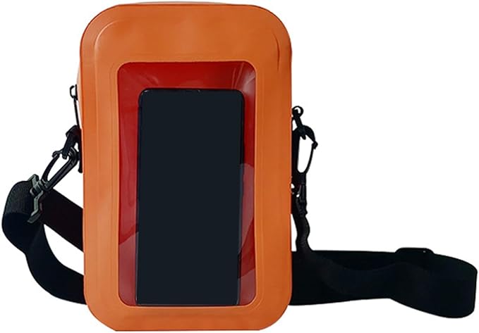 HUJIUTUO Waterproof Phone Pouches for Outdoor Activities Touch Screens Phones Dry Bag with Adjustable Strap for Most Smartphones