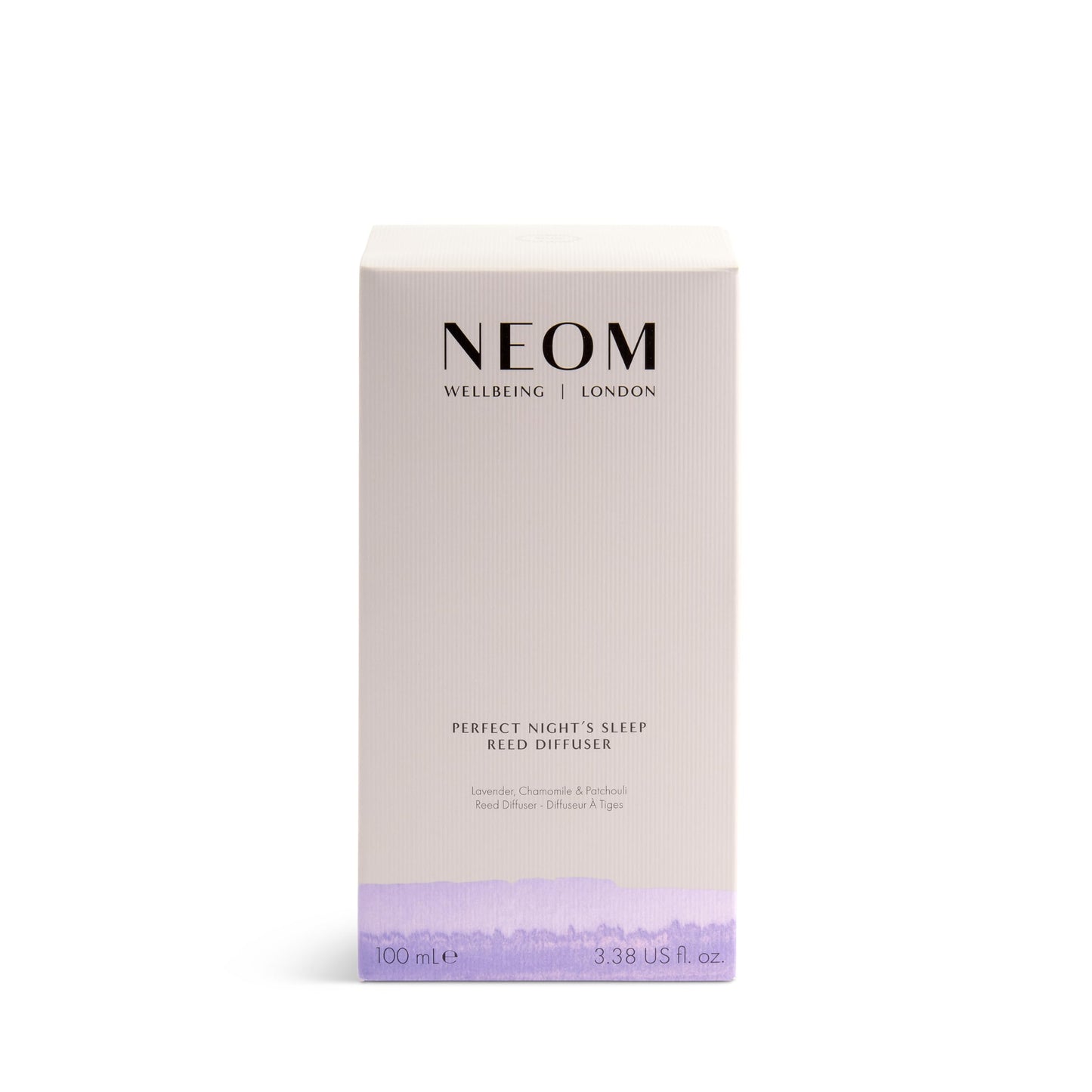 NEOM Perfect Night's Sleep Reed Diffuser, 100ml I Lavender, Chamomile and Patchouli I 100% Natural Fragrances I Lasts 12 Weeks I Refillable and Reusable