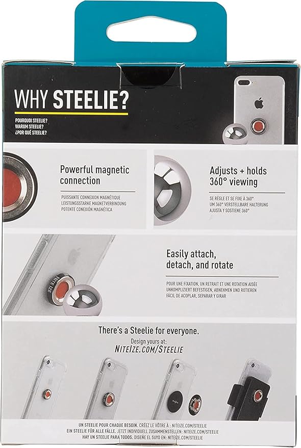 Nite Ize Steelie Orbiter Plus Dash Mount - Magnetic Phone Mount for Car Dashboards - Car Dashboard & Cell Phone Accessories - Neodymium Magnets