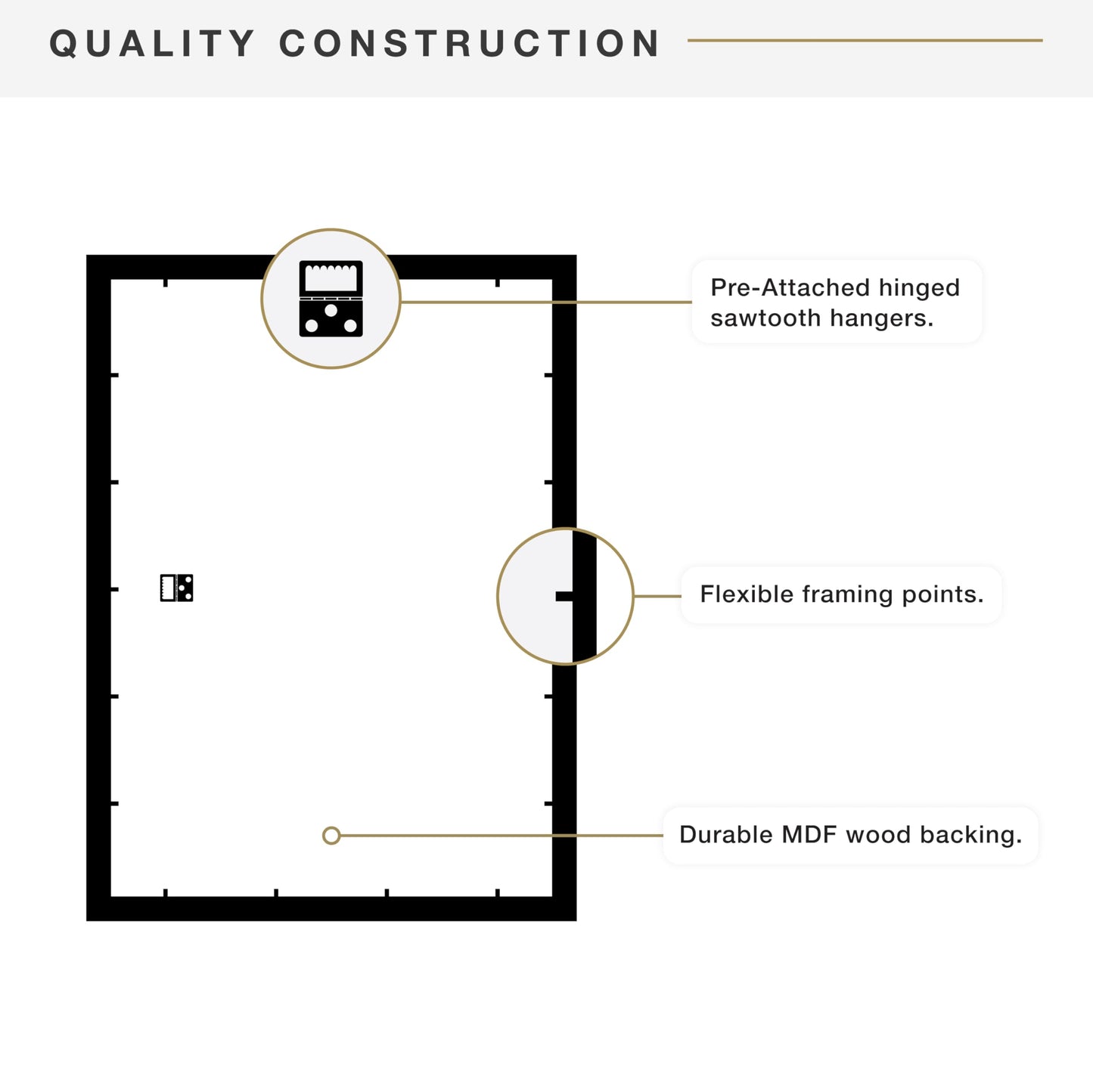 MCS Museum Poster Frame 24x36 Medium Oak, Vertical & Horizontal Wall Hanging Large Picture Frame for Photos, Posters & Art Prints (1-Pack)