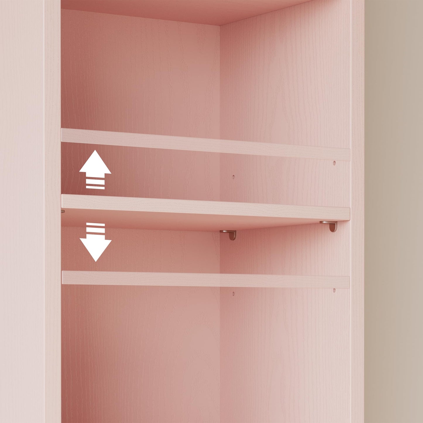 IRONCK Tall Narrow Bookshelf 8 Tiers, Compact Corner Bookcase, Floor Standing Display Storage Shelves 71 in Tall, Easy to Match for Living Room, Office, Study, Bedroom