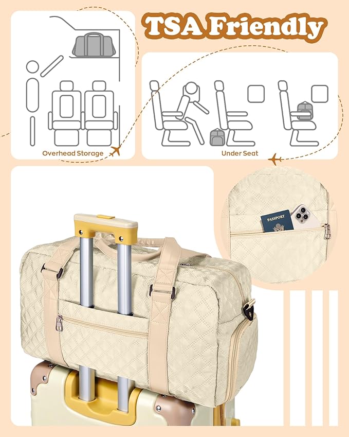 Elilier Personalized Gym Bag for Girls, Kids Travel Duffel Bag, Graduation Gift Ideas 2025, Monogram Weekender Bag with Shoes Compartment, Monogram others day gifts, Girls Gifts for Kids Friends