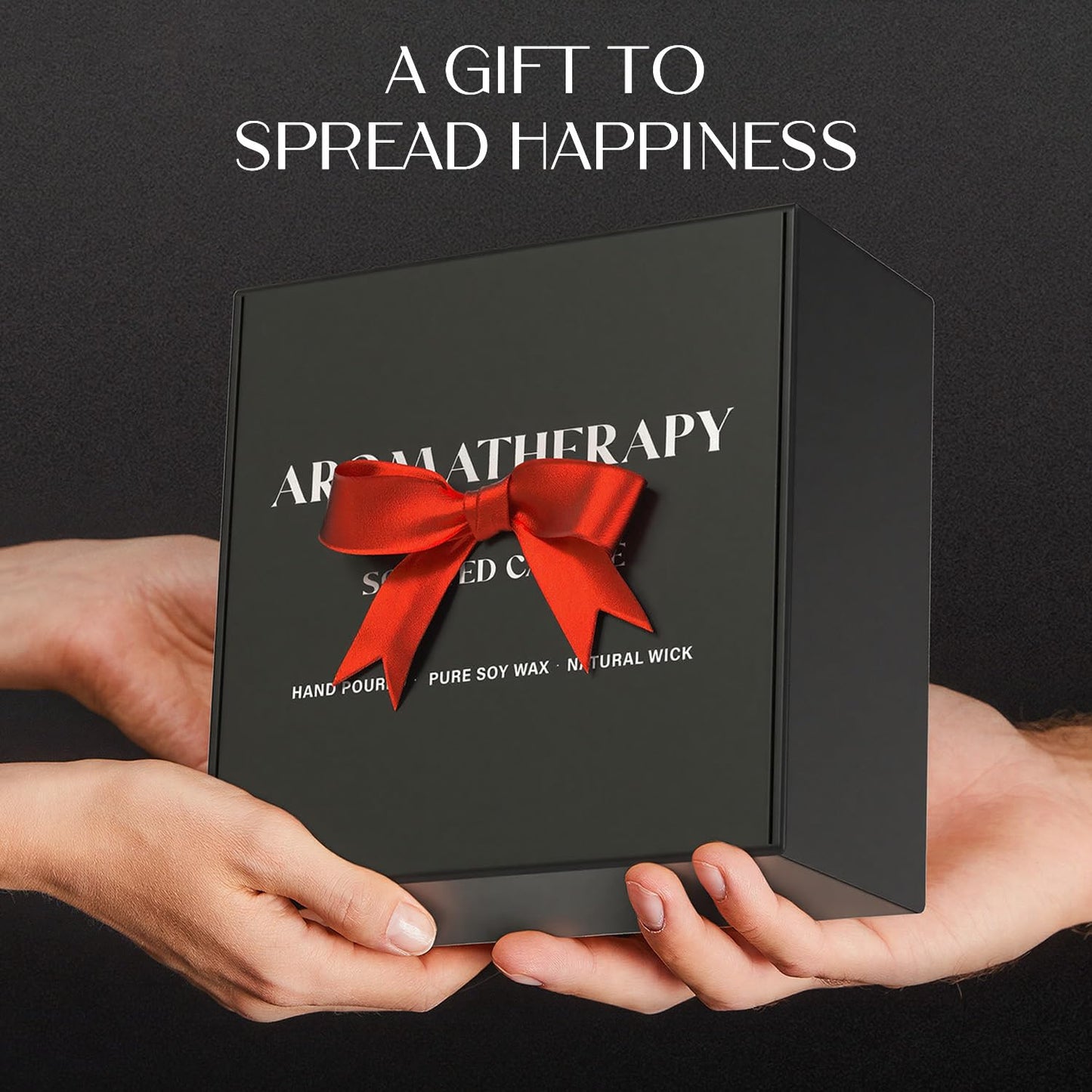 Waxcanpy Scented Candles for Men, Soy Candles for Home Scented, Candle Gifts for Men, 4 Pack Aromatherapy Candle Gift Set for Relaxing, Stress Relief & Home Decor