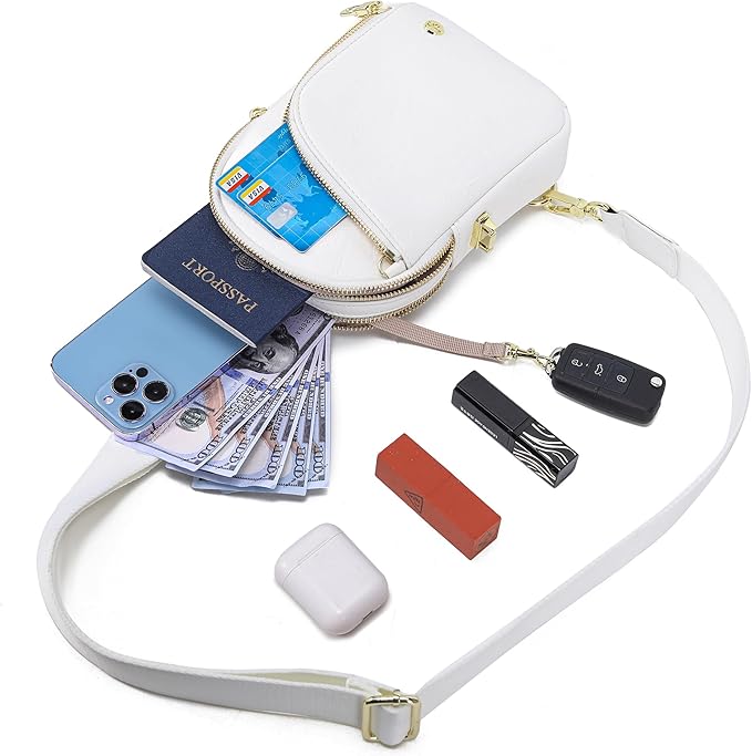 INICAT RFID Blocking Sling Bag Anti Theft Crossbody Bags Women Valentine's Day Gifts Travel Purses Vegan Leather