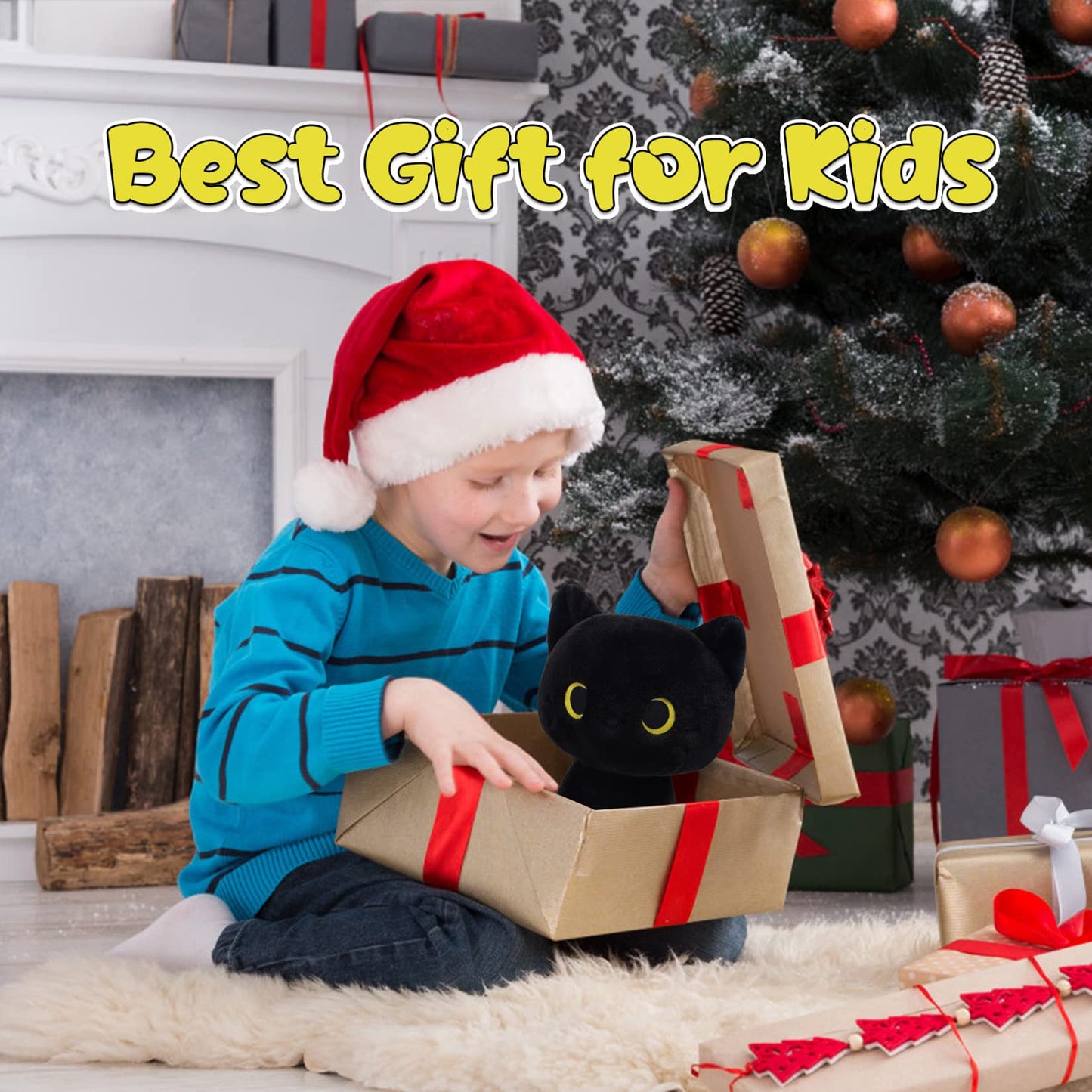 LSYDCARM Black Cat Plush Toys