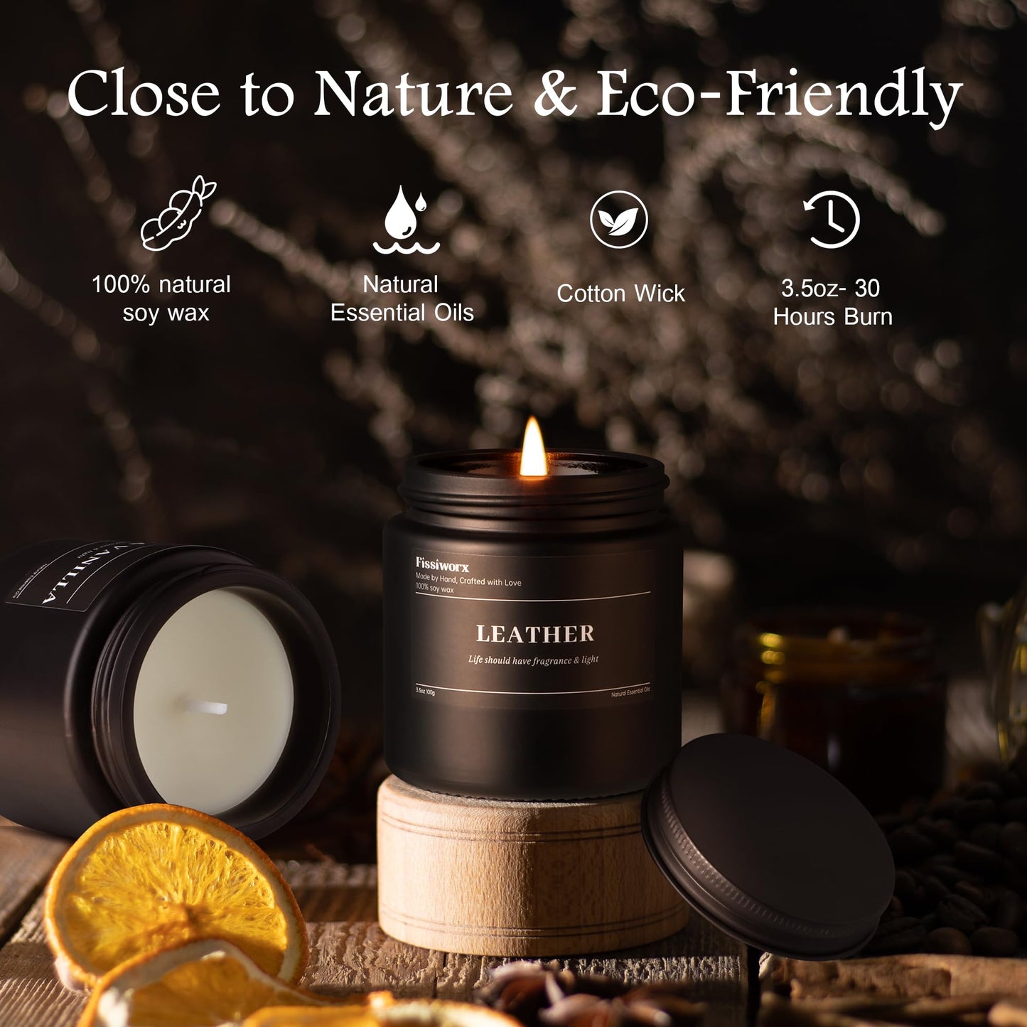 9 Pack Scented Candles Set Gifts for Men, Aromatherapy Candle Set with Scents (Lavender/Sandalwood Rose/Leather)- Gift for Dad, Boyfriend, Birthday, Father’s Day, Anniversary,Christmas Gifts