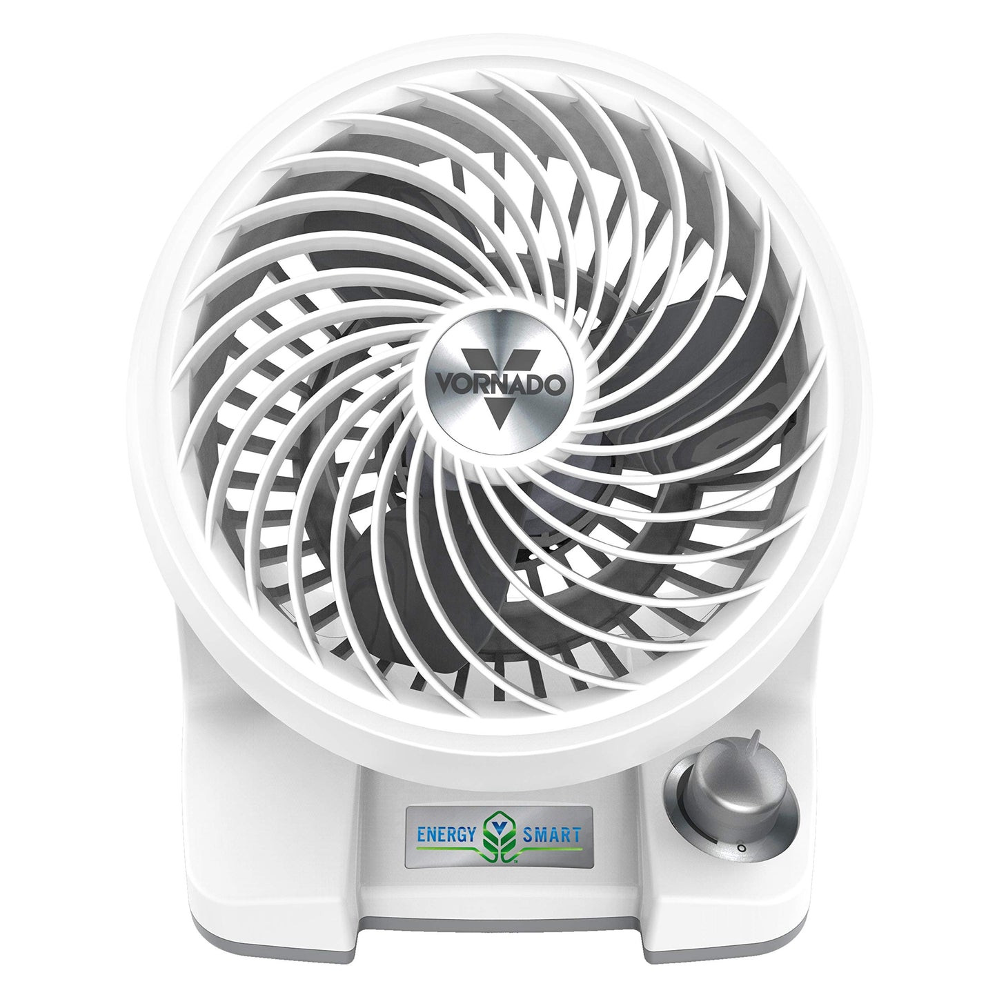 Vornado 133DC Energy Smart Compact Air Circulator with Variable Speed Control, DC Motor, Adjustable Tilt, Quiet Operation for Bedroom, Office, and Home Use, White
