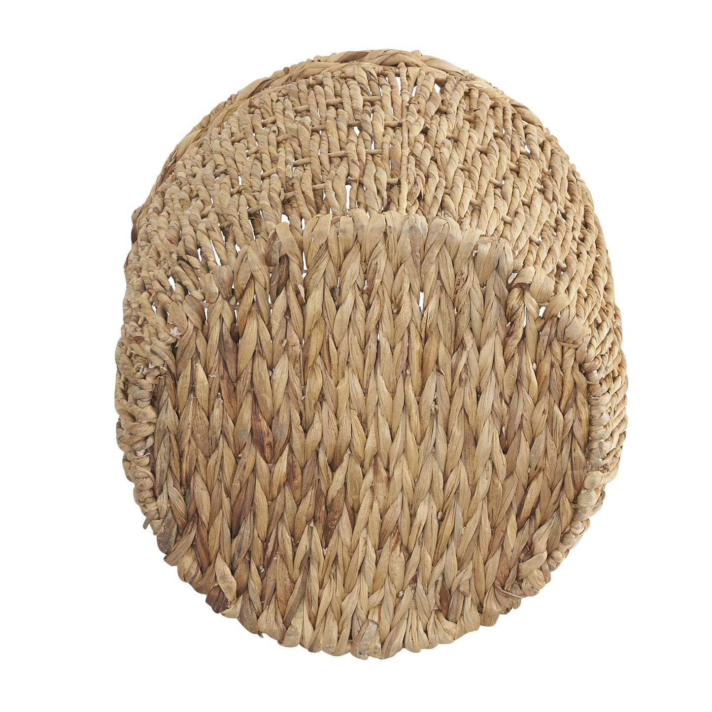 Household Essentials Tall Wicker Floor Basket, Woven Decorative Basket with Handles, Handmade, Great for Laundry and Storage, Natural