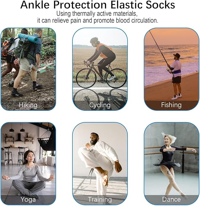 SINBOUNBOUN 2 Pairs Mixed Colors Neuropathy Socks For Women & Men,Nano Neuropathy Socks,Diabetic Open Toe Foot Sleeves Elastic Sock,Compression Socks,Sleep Socks