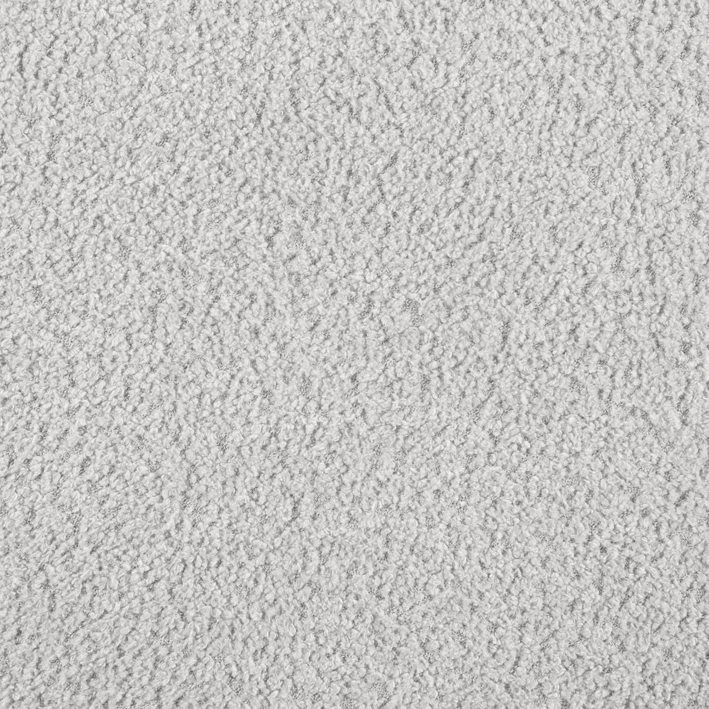 OSP Home Furnishings Brayfield Round Upholstered Storage Ottoman, Sherpa Parchment Fabric