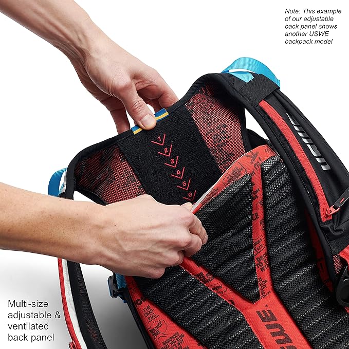USWE Shred 25L Backpack, a High End Daypack for MTB, E-MTB, Mountain Bike, Blue