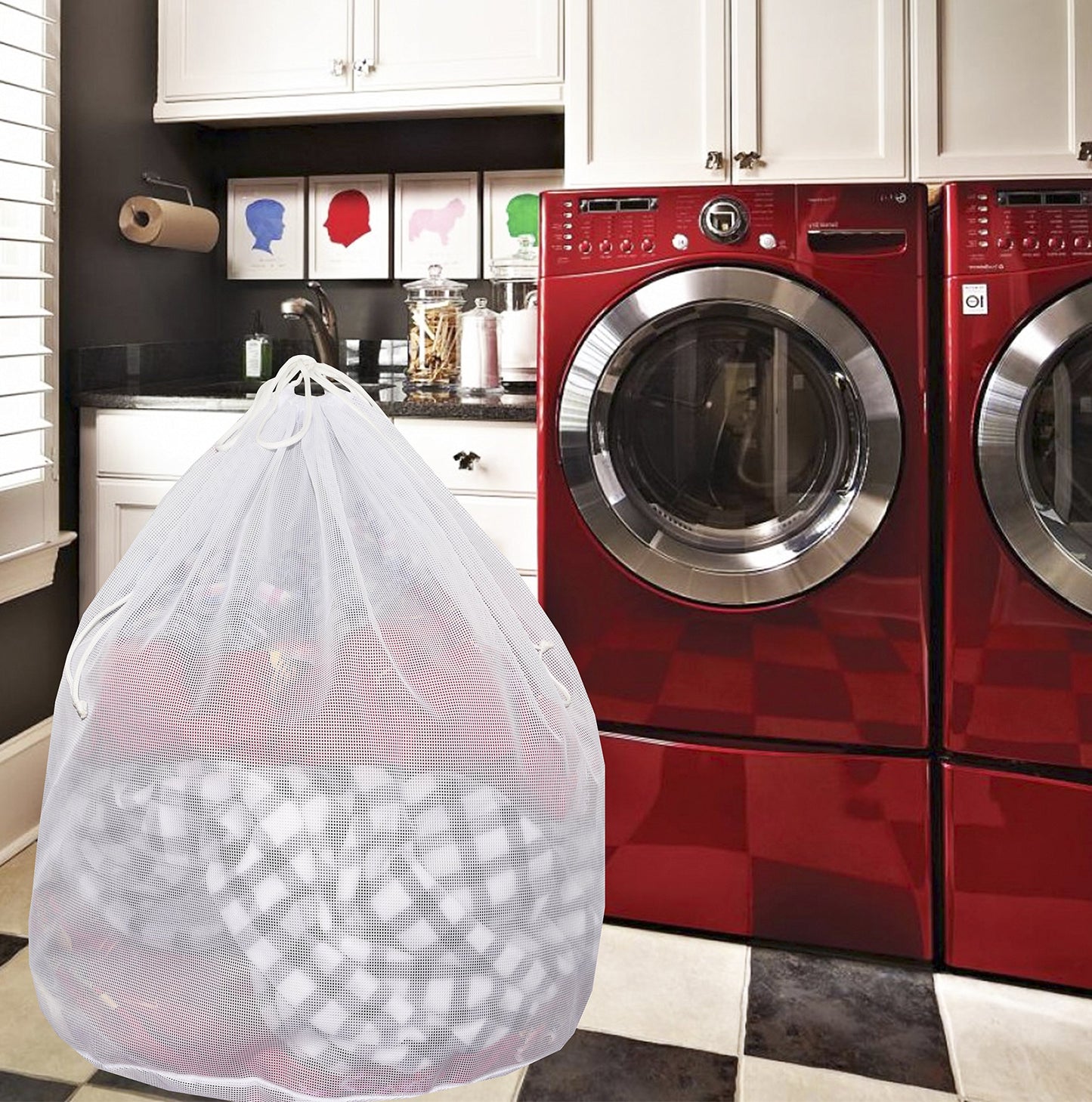 Foldable Large Laundry Hamper With Laundry Bag - Premium Durable Fabric, Plastic Board, Extra-Large Size, Space-Saving & Compact Clothes Basket With Metal Handles (Black)