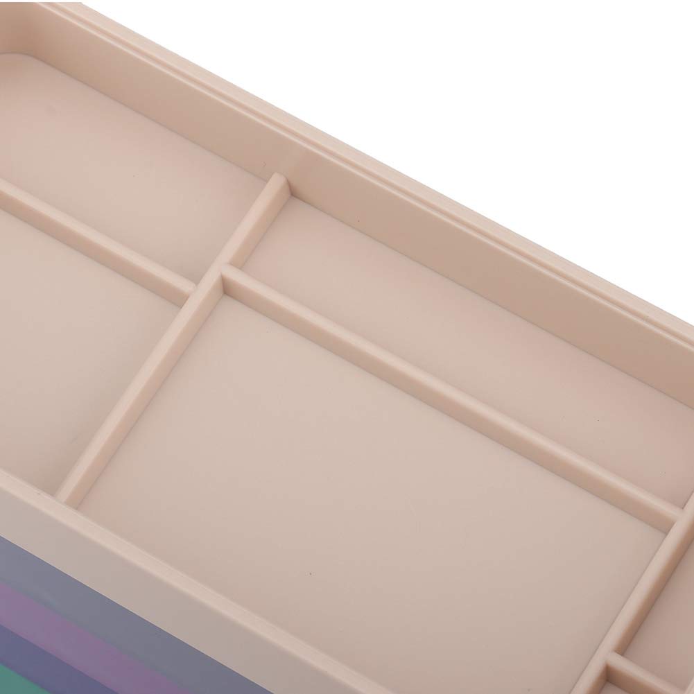 Watch Part Storage Box Watch Parts Keeper, 5 Layers Watch Accessories Organiser Case, Watch Parts Storage Box Watch Tools Storage Container Watchmaker Repair Tool Set(Rectangle)