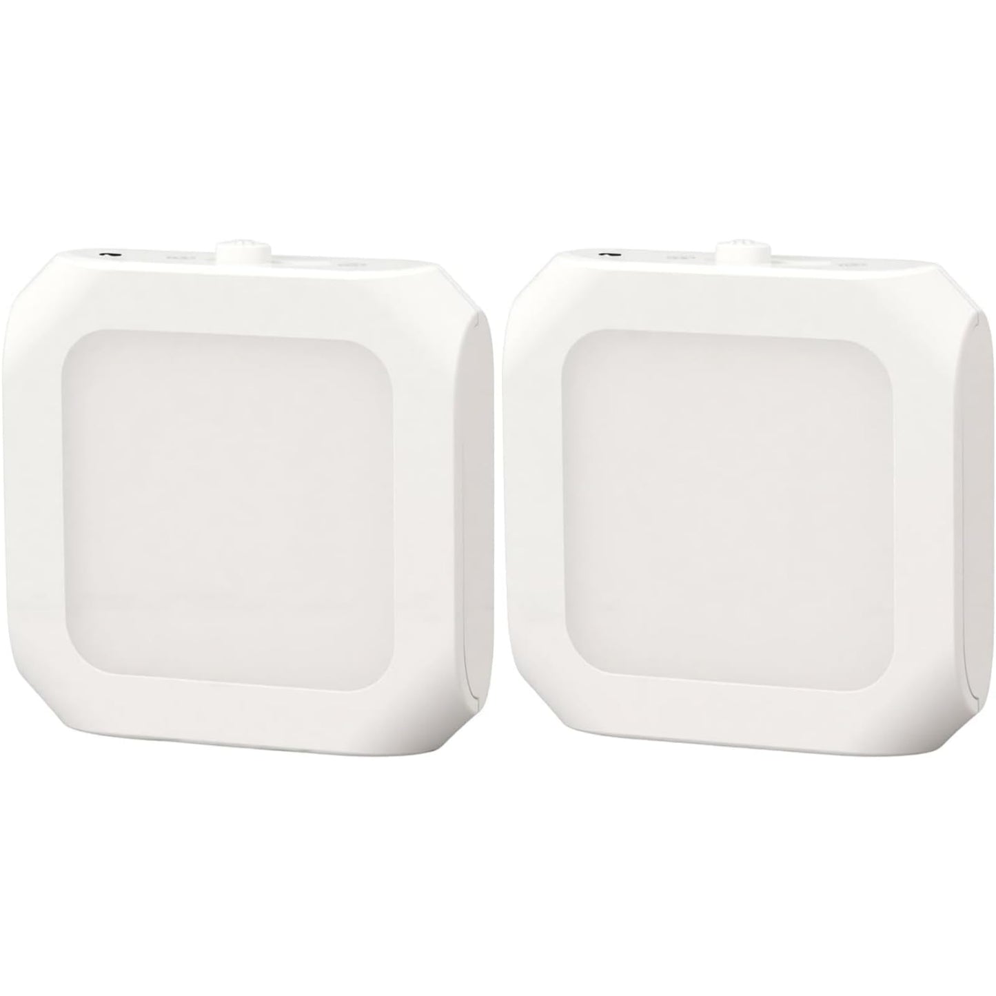 Snugluxe LED Night Lights Plug into Wall 2 Pack, Auto Dusk to Dawn Sensor, Adjustable Warm White, Plug in Nightlight for Bedroom, Kids Room, Bathroom, Hallway, Kitchen, Staircase