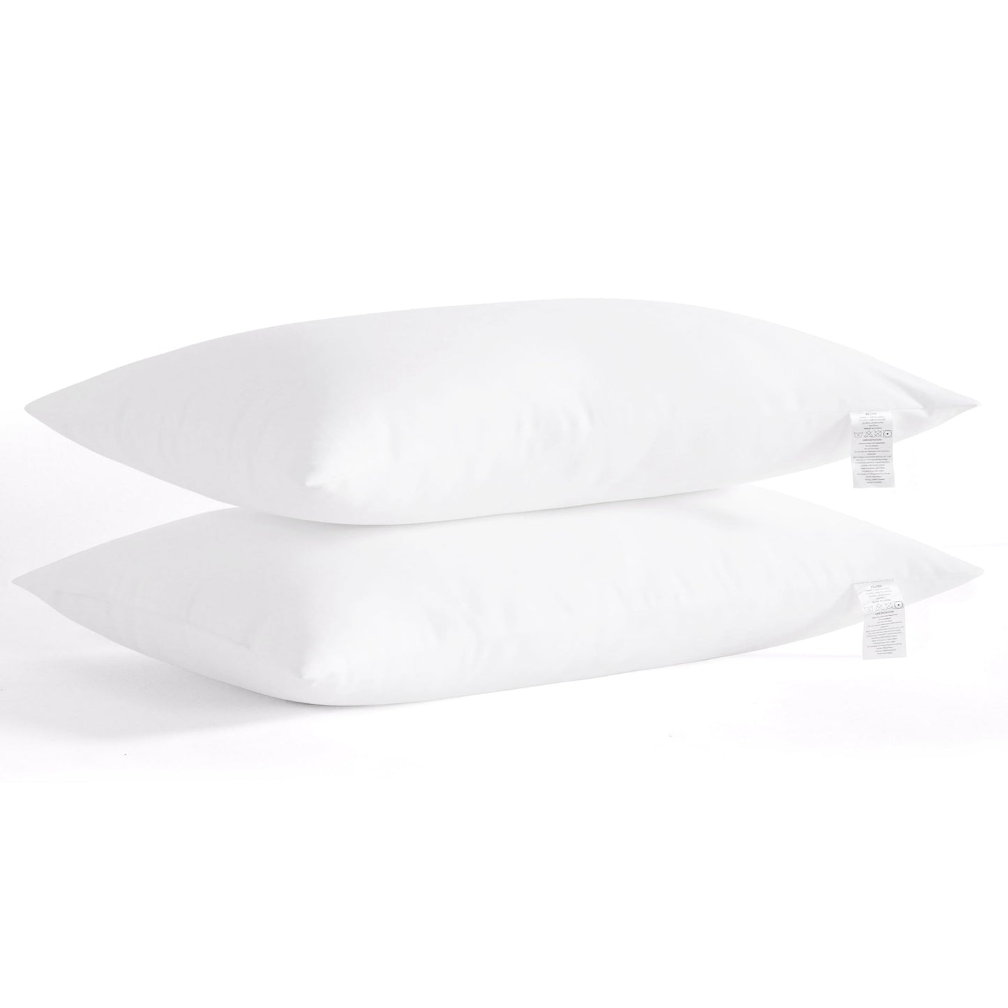 NTBAY Down Alternative Bed Pillows, Standard Size Set of 2, Machine Washable Soft Pillow for Back, Stomach or Side Sleepers, Soft Hotel Collection Pillows for Sleeping, White