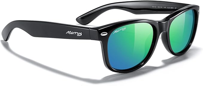 MERRY'S Polarized Unisex Shades Sunglasses for Men and Women Vintage Polarized Sun Glasses Mirror Lens
