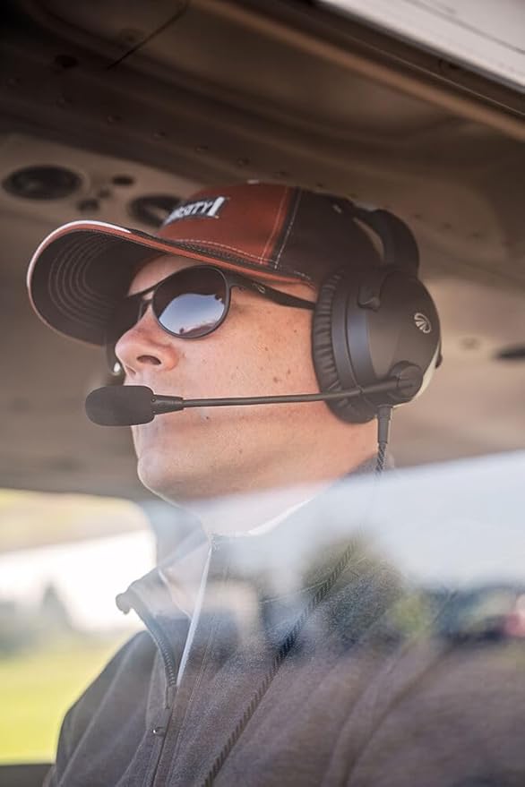 LIGHTSPEED Zulu 4 ANR Aviation Headset - with Dual Bluetooth and FrameFit™ Ear Seals (GA Dual Plugs)