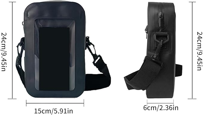 HUJIUTUO Waterproof Phone Pouches for Outdoor Activities Touch Screens Phones Dry Bag with Adjustable Strap for Most Smartphones
