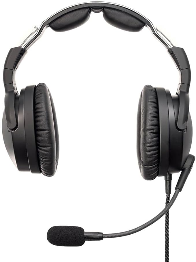 LIGHTSPEED Zulu 4 ANR Aviation Headset - with Dual Bluetooth and FrameFit™ Ear Seals (Heli U-174)