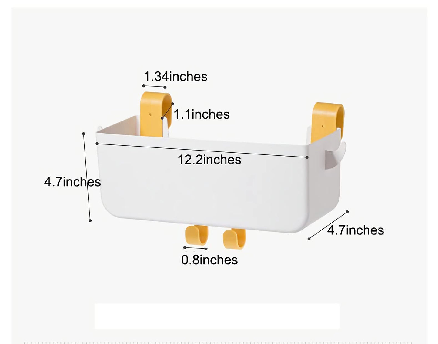 WYZHDQ Bedside Organizer Storage Caddy Hanging as Bunk Bed Storage Accessories Handrail Multi Pockets for Dorm Bunk Bed Shelf