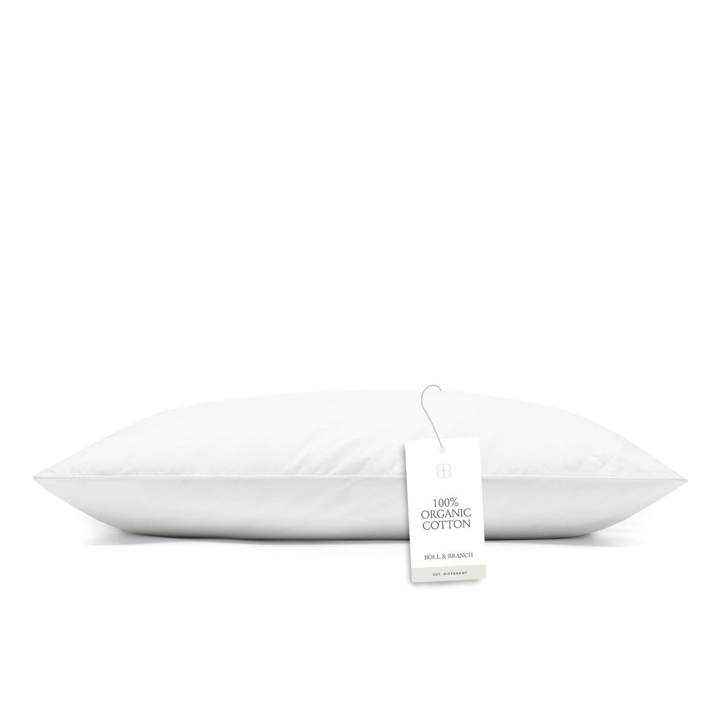 BOLL & BRANCH Down Chamber Pillow - Firm, Standard - Naturally Cooling Shell - Premium Comfort, Superior Support - Cruelty-Free IDS Certified Down