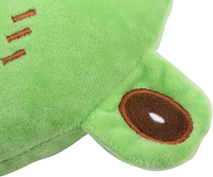 EKDJKK Travel Pillow for Kids, Cute Animal Neck Pillow Support U Shaped Cushion Plush Soft Rest Reading Pillow Sleeping Pillow for Airplane Train Car (Frog)