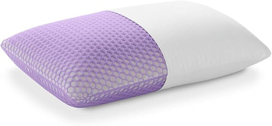 Purple Harmony Pillow - Standard - Medium, Greatest Pillow Ever Invented, 360º Hex Grid & Talalay Latex Core - No Pressure Support, Stays Cool, Luxurious Comfort