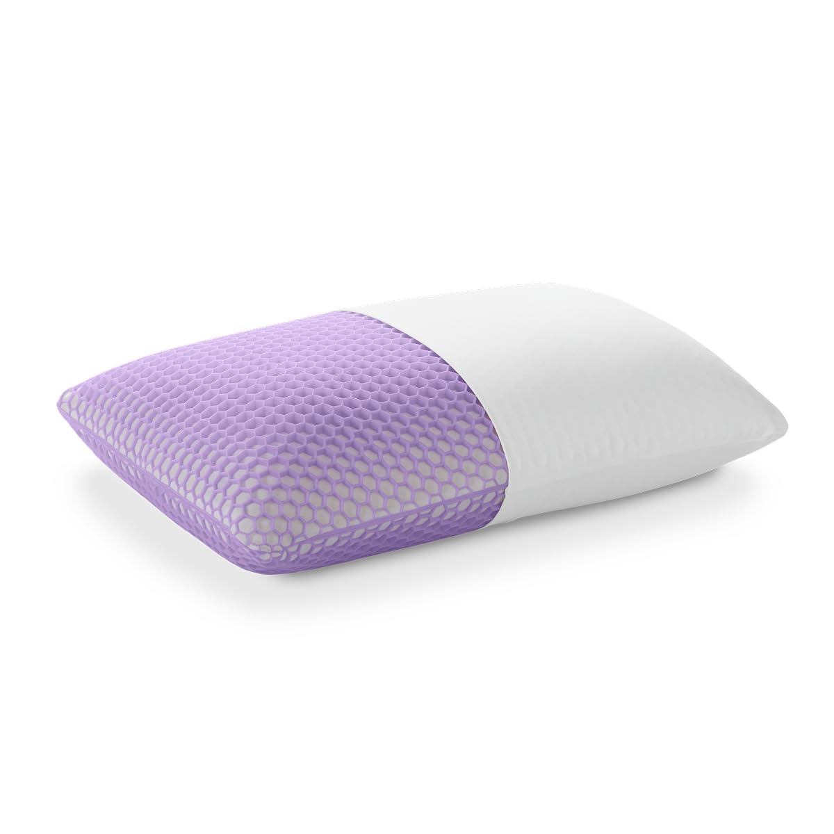 Purple Harmony Pillow - Medium Loft, Standard Size - Cooling Gel Neck and Side Sleeper Pillow, Weightless Medium Feel, GelFlex Grid and Talalay Latex Foam for Pressure-Relieving Support