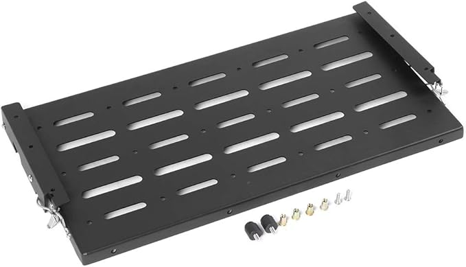 Tailgate Table Storage Racks Heavy Duty Aluminum Alloy Folding Design with Hardware Buckle Multi Purpose Car Storage Solution for TJ JK JKU 1996 2017