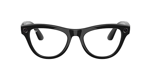Ray-Ban Meta (Gen 1), Skyler, Shiny Caramel | Smart AI Glasses for Men, Women-12 MP Camera, Open-Ear Speakers for Audio, Video Recording and Bluetooth-Transitions® Amethyst Lenses-Wearable Technology