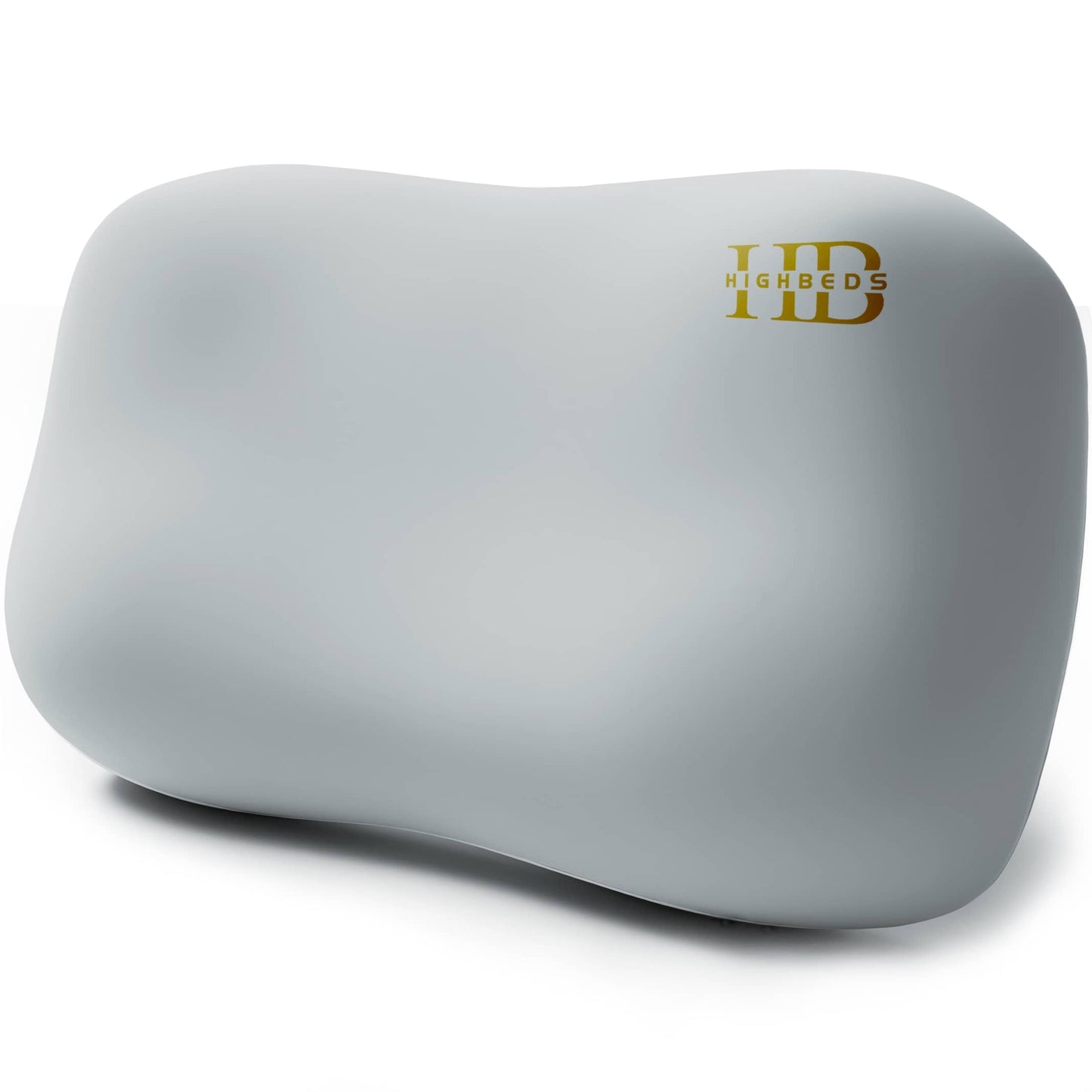 HighBeds Cervical Neck Pillow for Neck Pain Relief- Memory Foam Pillow for Side and Back Sleepers, BASF Support with Ergonomic Pillow(Grey)