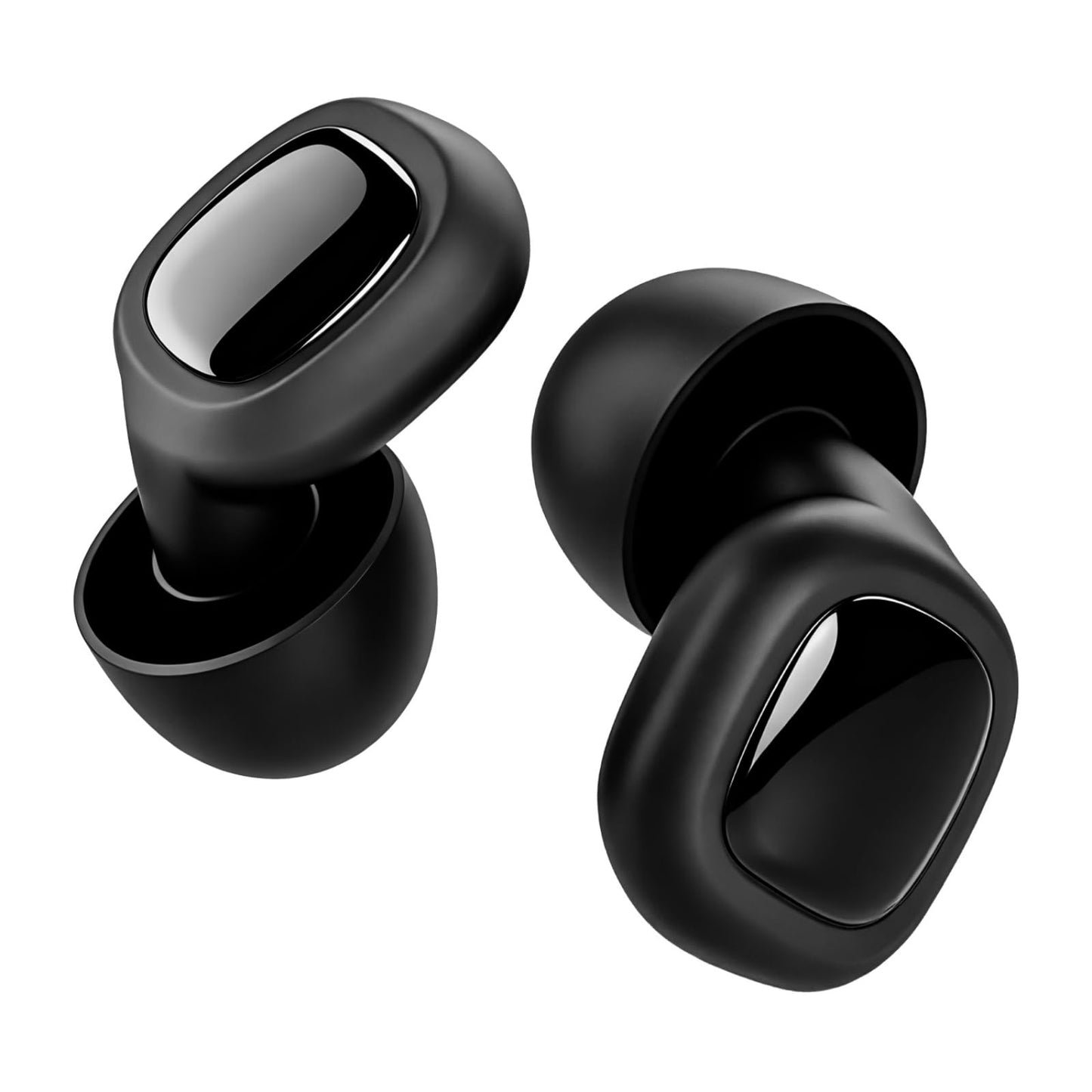 Ultra Soft Ear Plugs - 55dB (SNR) Noise Reduction Hearing Protection - Reusable Earplugs Flexible Comfortable Fit for Noise Sensitivity, Sleep, Work, Study, Airplane, Concerts & Festivals (Black)