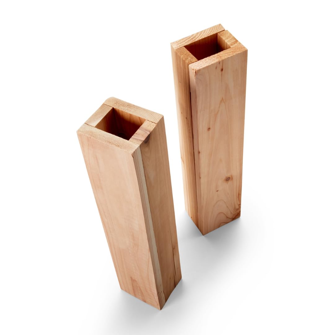 EARTH ELEVATED - Cedar Wall Planter - 100% Canadian Wood, Perfect for Faux Plants & Flowers