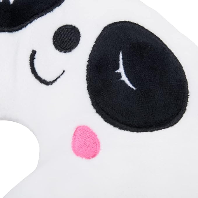 EKDJKK Travel Pillow for Kids, Cute Animal Neck Pillow Support U Shaped Cushion Plush Soft Rest Reading Pillow Sleeping Pillow for Airplane Train Car (Panda)