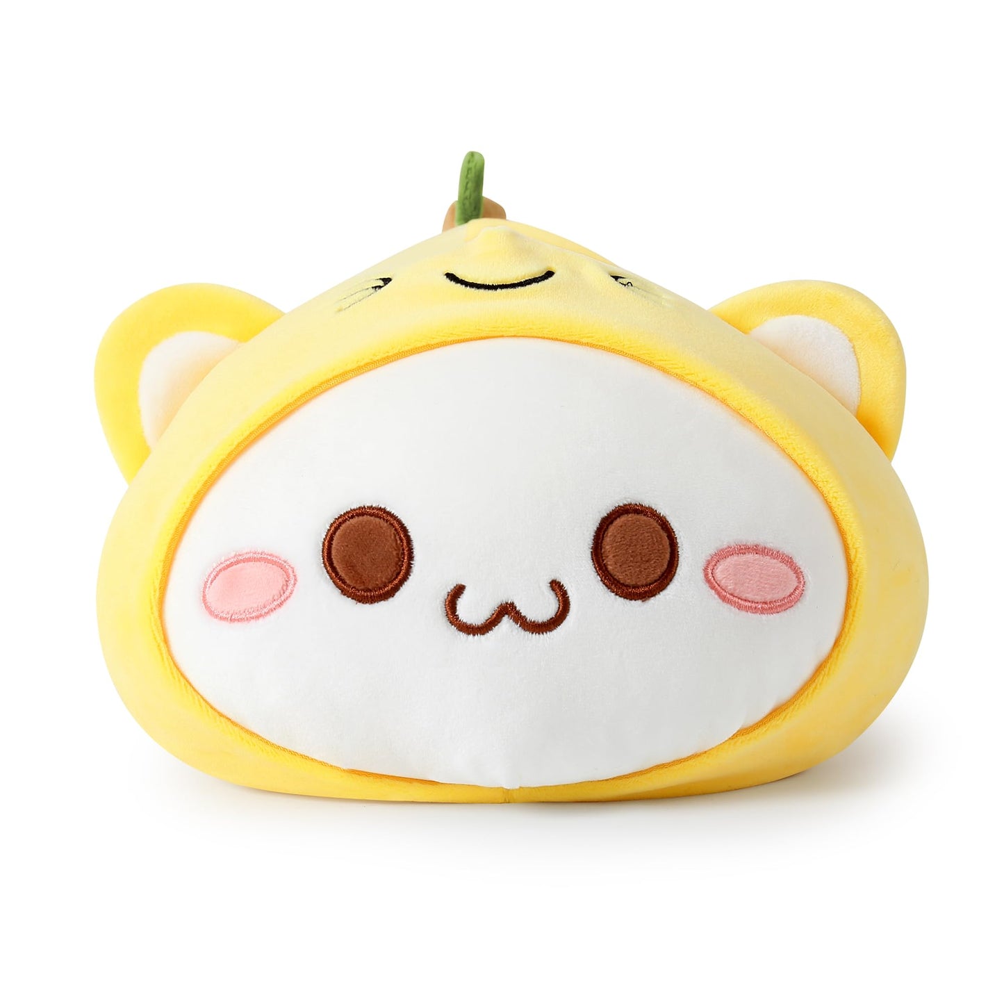 Onsoyours Cute Kitten Banana Cat Plush Toy Stuffed Animal Kitty Soft Banana Plushie Pillow for Kids (Banana Cat, 12")