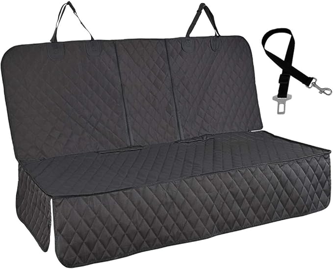 Honest Dog Car Seat Covers, Dog seat Cover with Side Flap for Cars, Trucks, and Suv's - Waterproof & Nonslip Pet Seat Cover for Backseat