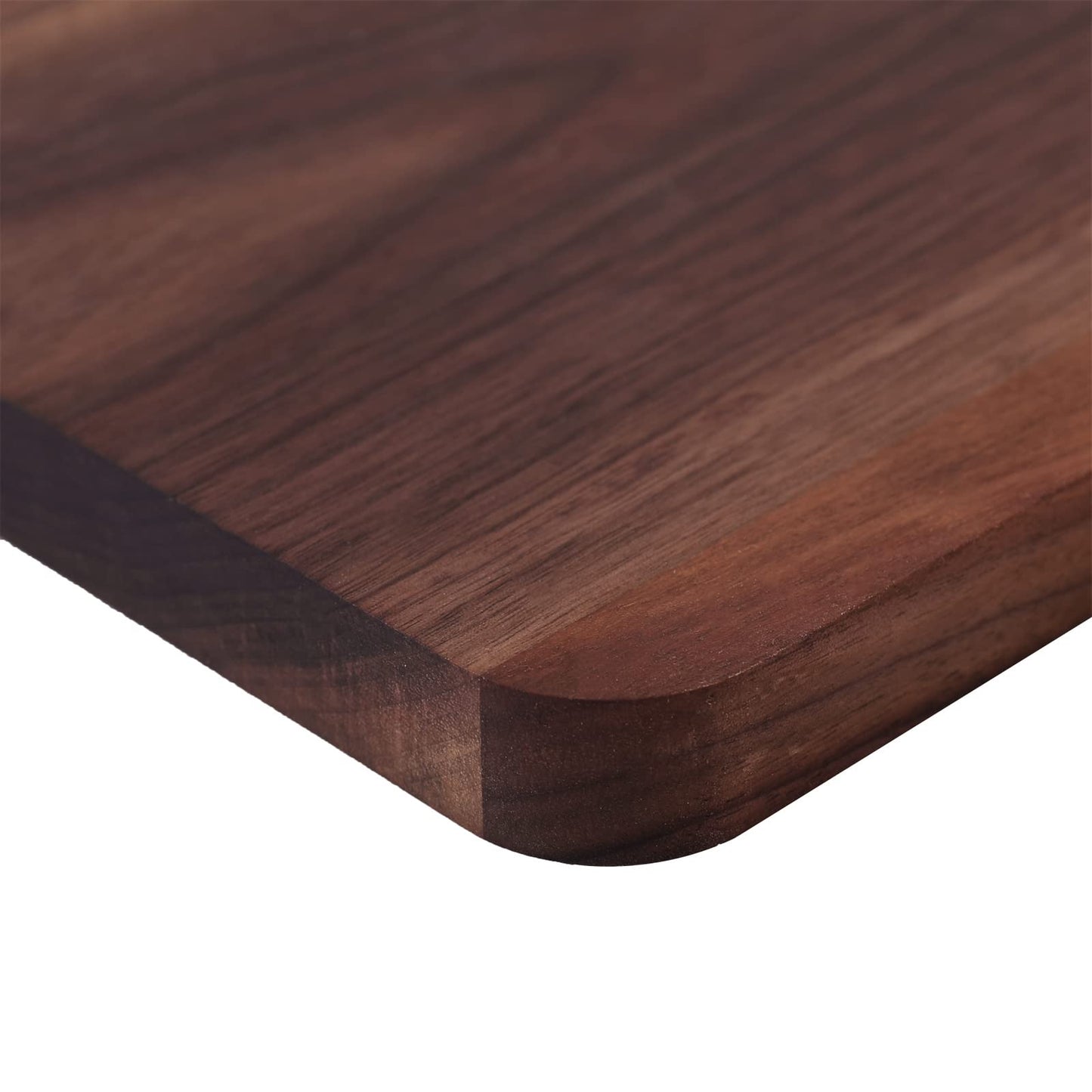 Rustic Walnut Wood Serving Tray, 13"x9" Rectangle Platter, Tea/Coffee Table Tray, Kitchen Decor, Wood Dessert Cup & Vanity Tray for Jewelry