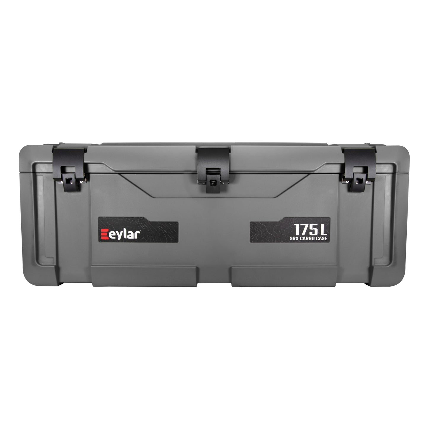SRX-175 Overlanding Cargo Case – 175L Waterproof Storage Box for Camping, Off-Road & Truck Bed Gear – Heavy-Duty Lockable Storage with Gas Strut Lid, Stackable Design & Interior Organizer Tray (Gray)