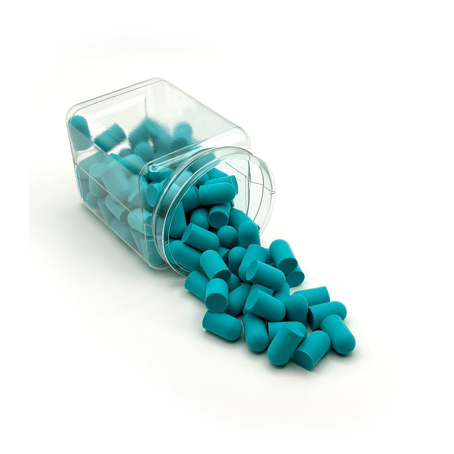 Flents Super Sleep Foam Ear Plugs, 50 Pair for Sleeping, Snoring, Loud Noise, Traveling, Concerts, Construction, & Studying, Teal, Made in The USA
