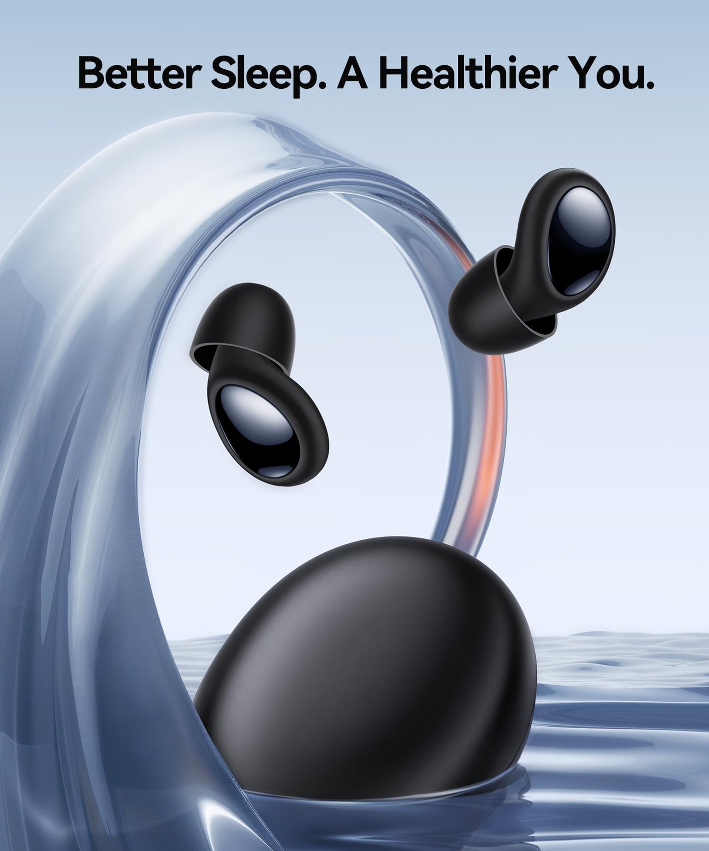 Toapex Ear Plugs for Sleeping 45dB Ultra-Comfort Noise Cancelling Earplugs for Sleep, Deep Focus, Travel, Noise Reduction Ear Plugs for Snoring, Side Sleepers, Reusable