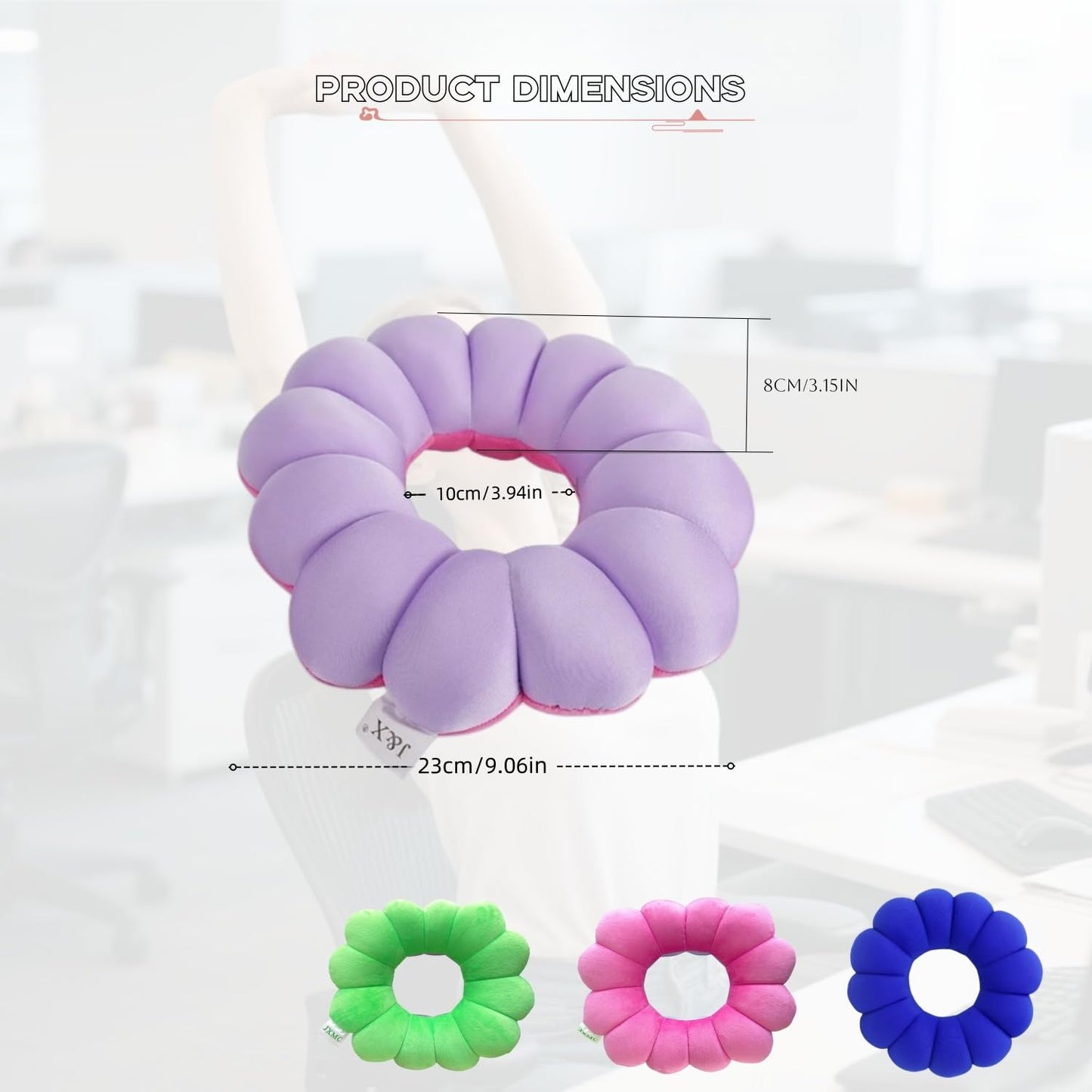 LAROTSUBA Pressure Ulcer Cushion,Bed Sore Cushions,Donut Pillow for Bed sores,Pressure Relief Sciatica Pillows,for Foot Pressure Relief,Elbow,Ankle,Leg,Hip Support Pad