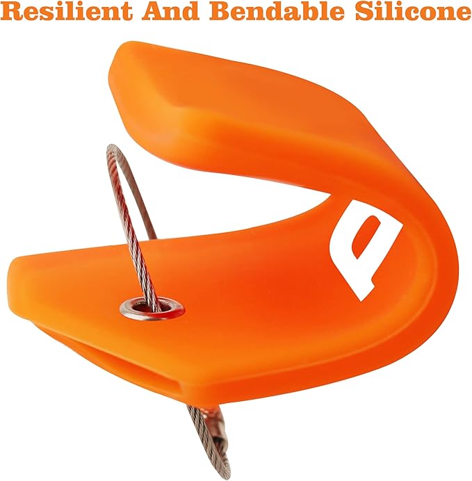 Gostwo 2 Pack Silicone Luggage Tags for Suitcases, 26 Initial Letter Baggage Labels Handbag School Bag Suitcase Instrument Tag with Stainless Steel Loop(Orange)(Letter P)