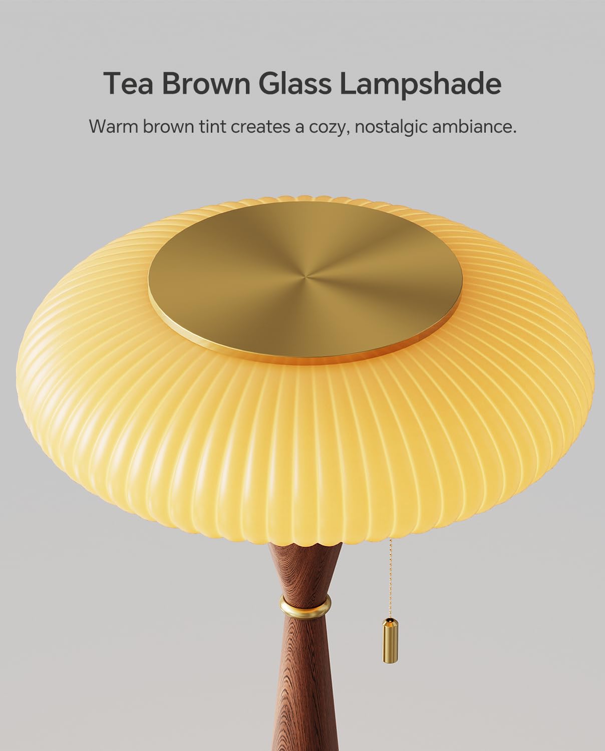 Mushroom Lamp Table Lamp for Bedroom,Desk Bedside Small Lamps for Living Room Night Stands,Mushroom Decor Cute Mini Modern Mid Century Lamps,Aesthetic Home Living Room Decor (Gold+ Yellow Shade)