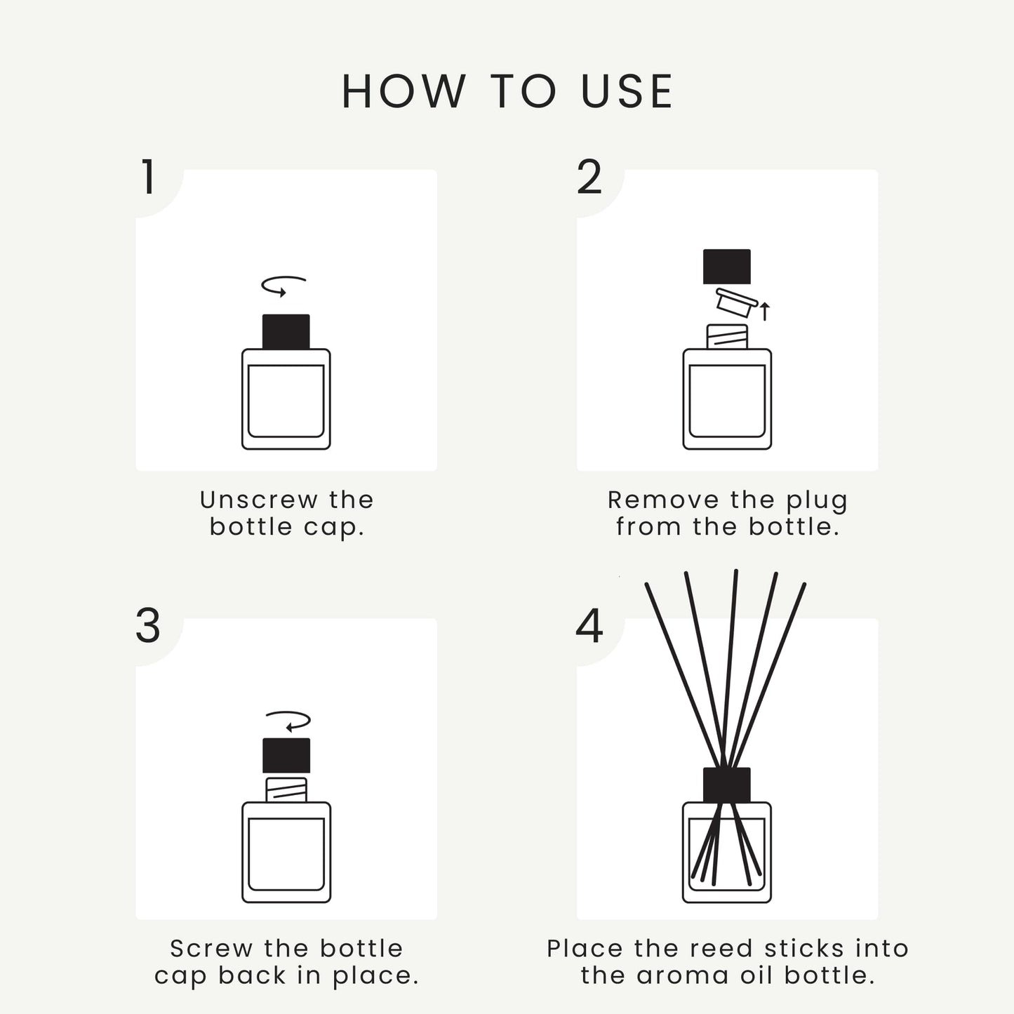 The Magic Scent White Tea Reed Diffuser for Home - Luxury Decorative Scent Diffuser with Premium Fiber Reeds for Lasting Gentle Dispersal - Natural, Toxin-Free Aroma Inspired by a Tranquil Spa