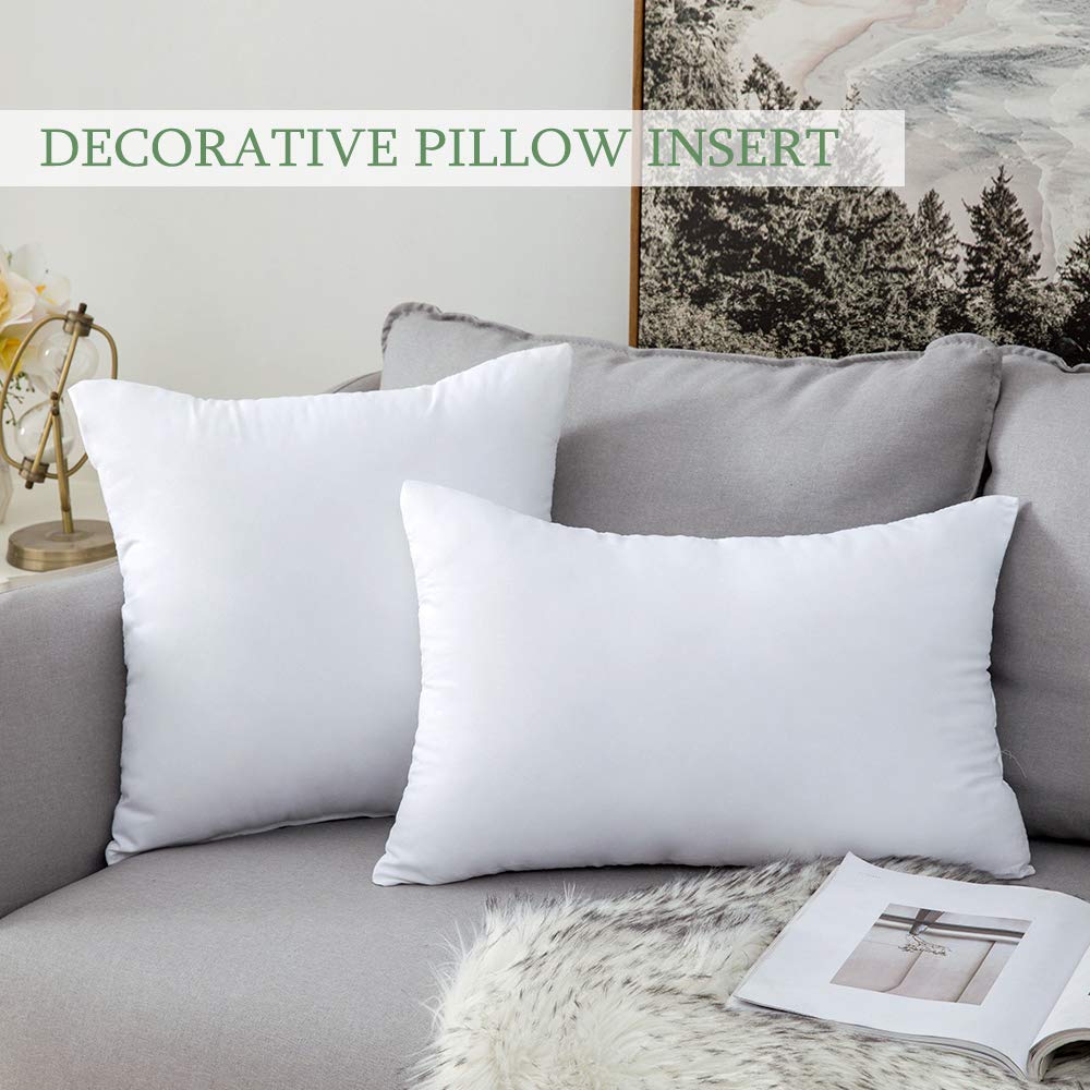 MIULEE 3D Decorative Spring Romantic Stereo Chiffon Rose Blend Throw Pillow Insert for Sofa Bedroom Living Room 12x20 Inch Peach Pink Wedding