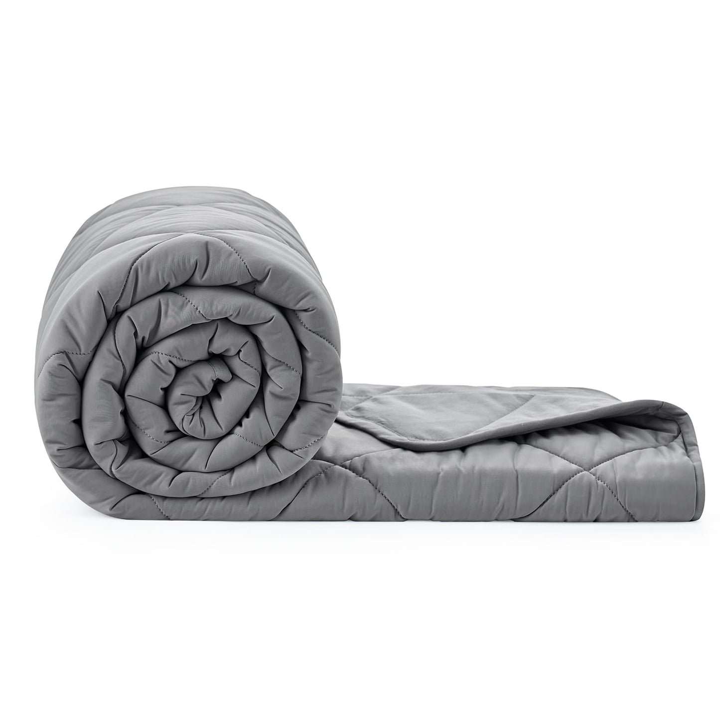 Cozy Bliss Cooling Throw Blanket for Hot Sleepers 50"x70", Q-Max 0.45 Cooling Comfort, Cold Blankets for Night Sweats Sleeping, Ultra-Cool Lightweight Breathable Blanket for Couch Bed, Glacial Grey
